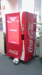 Maquina vending interactiva de innova pos para coca cola