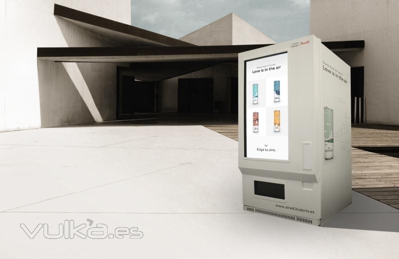 Máquina vending interactiva de Innova Pos para Audi