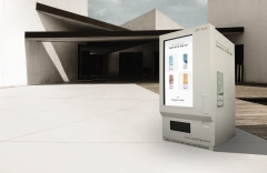 Maquina vending interactiva de innova pos para audi