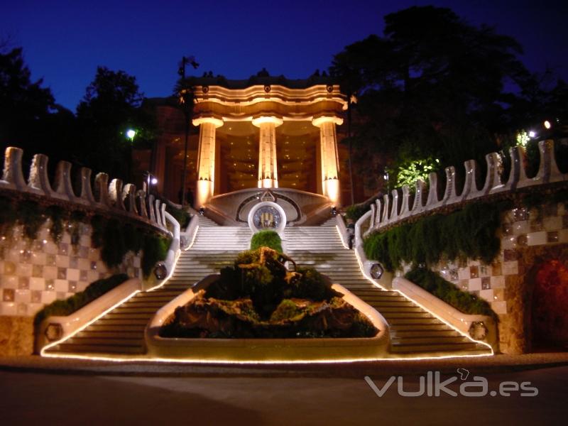 iluminacin Parc Guell