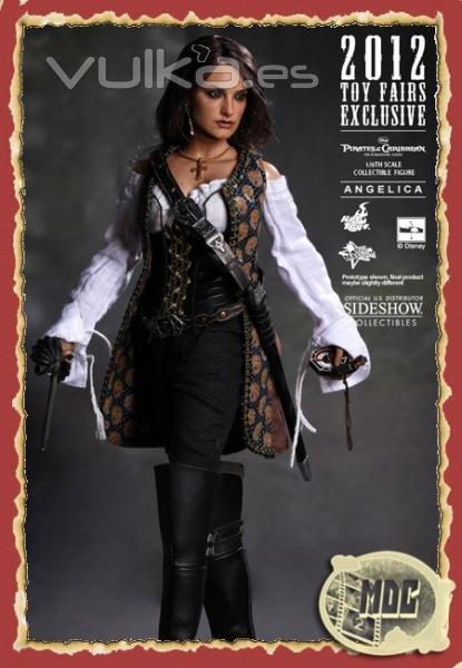 Angelica ( Piratas del Caribe) SDCC 2012 Exclusive Hot Toys 