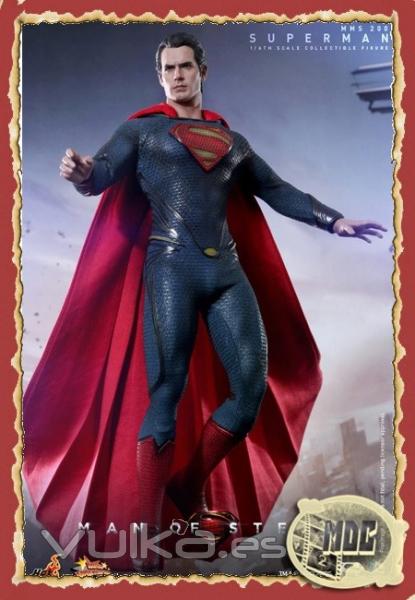 Man of Steel Superman  Hot Toys esc:1/6 30cm.