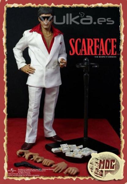 Scarface (Tony Montana) Respect Version Enterbay esc:1/6 30cm.