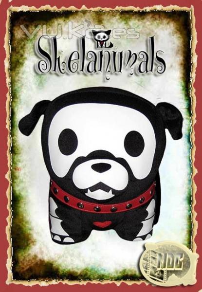 Peluche Perro Skelanimals Bulldog