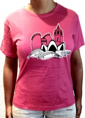 Camiseta edificios valencia pecho de valentia souvenirs