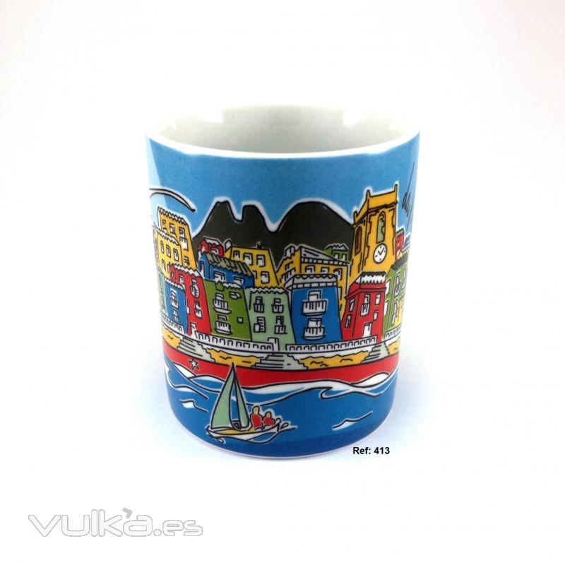 taza paseo villajoyosa de souvenirs valentia