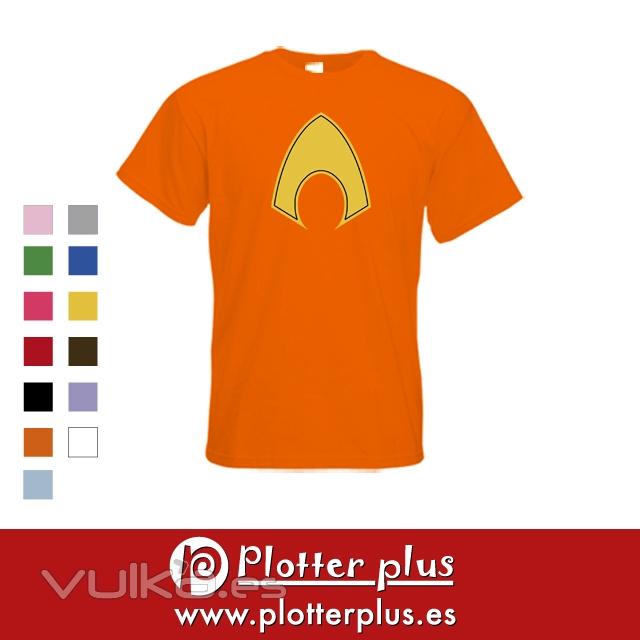 Camiseta de Aquaman, disponible en Plotterplus y en nuestra tienda online.