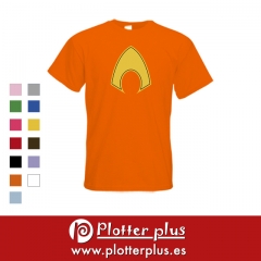 Camiseta de aquaman, disponible en plotterplus y en nuestra tienda online