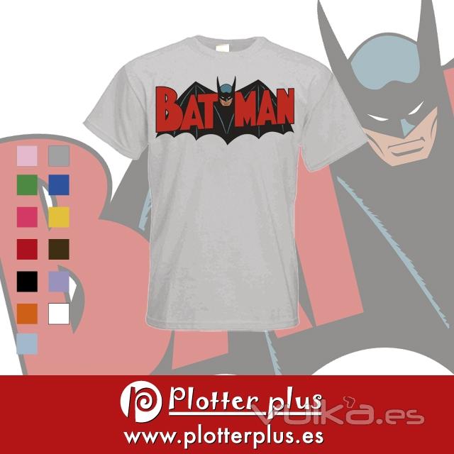 Camiseta de Batman, disponible en Plotterplus y en nuestra tienda online.