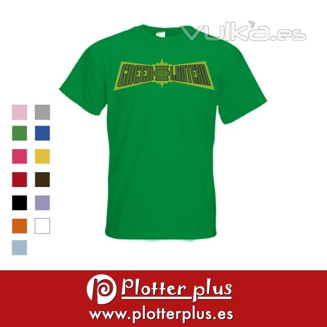 Camiseta Green Lantern, disponible en Plotterplus y en nuestra tienda online.