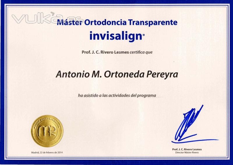 Certificacin para poder realizar INVISALIGN