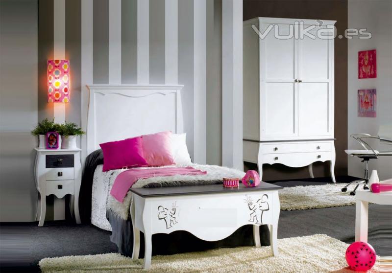 Dormitorios Juvenil Isabelino Niza de Mueblesidecoracion.com