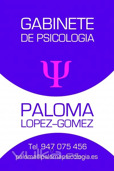 Logo Gabinete de Psicologa Paloma Lpez-Gmez