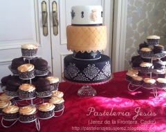 Tarta de boda fondant 