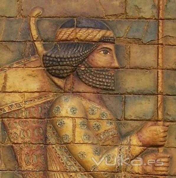 arte y decoracion-bajorrelieves, escultura relieve, cuadro decorativo, bajorrelieves asirios
