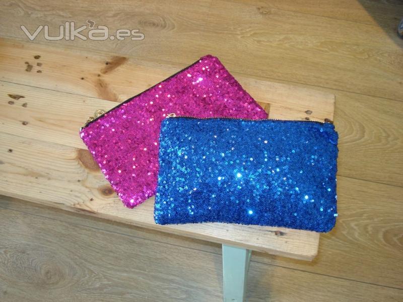 CLUTH / NECESER DE LENTEJUELAS EN VARIOS COLORES EN ZAP ZAP