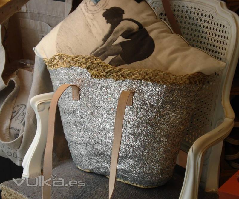 CESTO DE LENTEJUELAS PLATA DE SAIL AND PEPPER EN ZAP ZAP