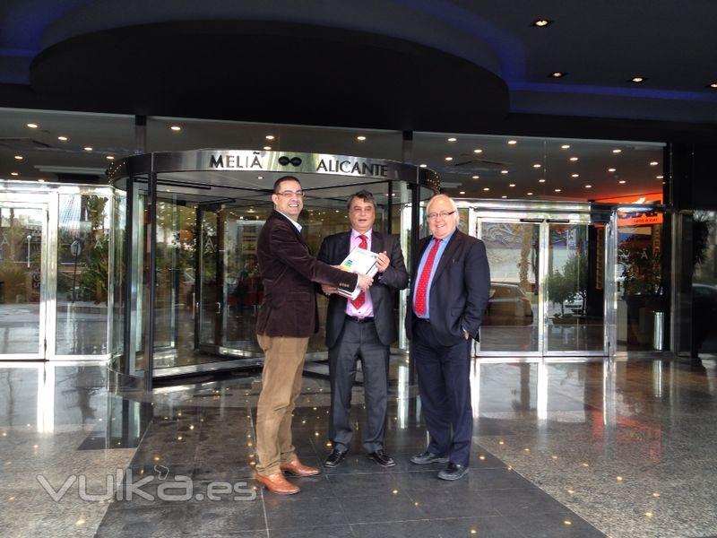 Entrega del certificado energético Alicante, Hotel Meliá