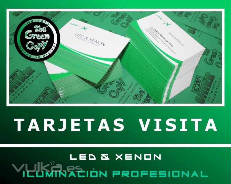Impresión de Tarjetas de Visita | The Green Copy Shirt Villanueva de la Cañada MADRID