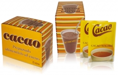 Preparado alimentario en base cacao