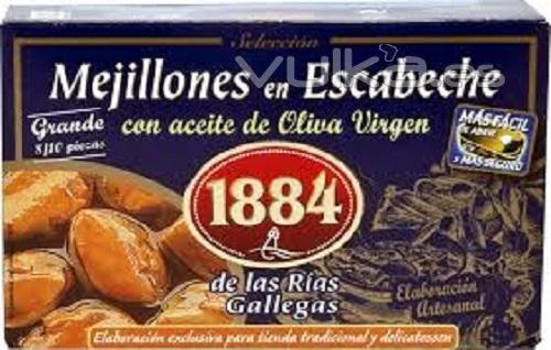 Mejillones en Escabeche con Aceite de oliva