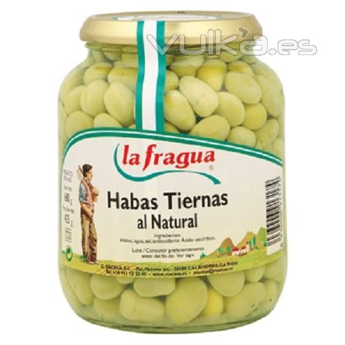 Habas tiernas