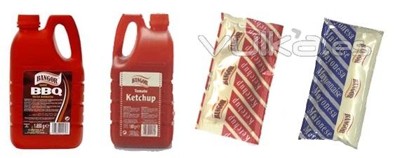 Ketchup en varios formatos