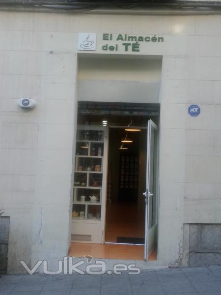 Entrada de la tienda