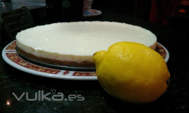 Tarta de limon casera, bien digestiva.