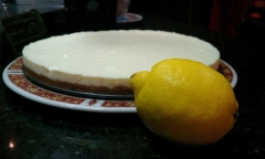 Tarta de limon casera, bien digestiva.