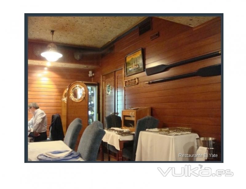 Restaurante El Yate. Comedor