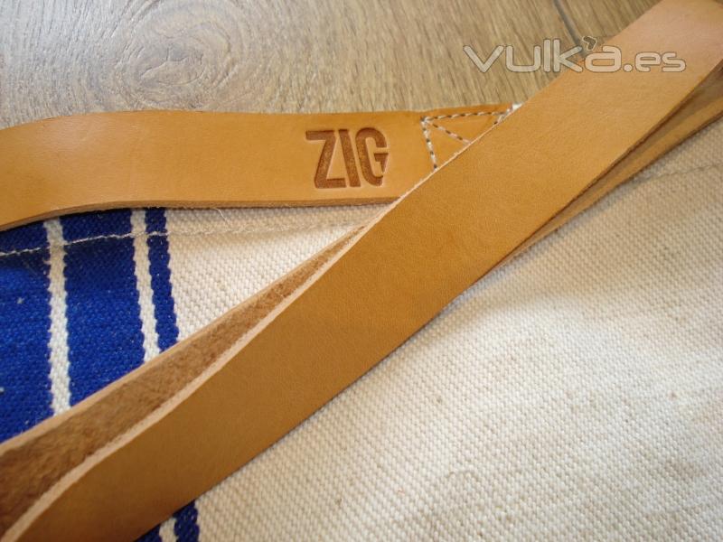 DETALLES Y ACABOS EN PIEL BOLSOS ZIG BARCELONA PARA ZAP ZAP