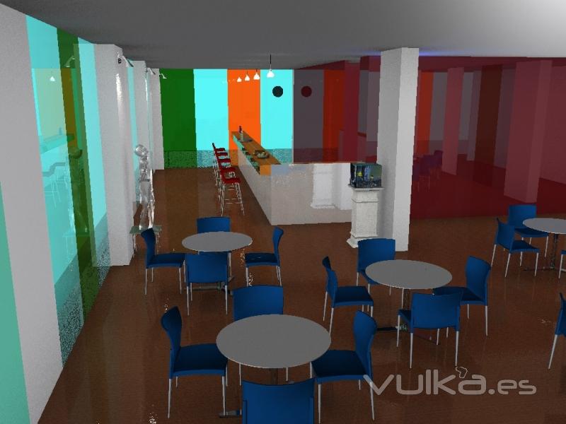 Infoarquitectura 3D interior