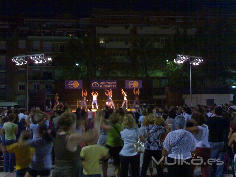 Sonorizacin e iluminacin de espectculo al aire libre