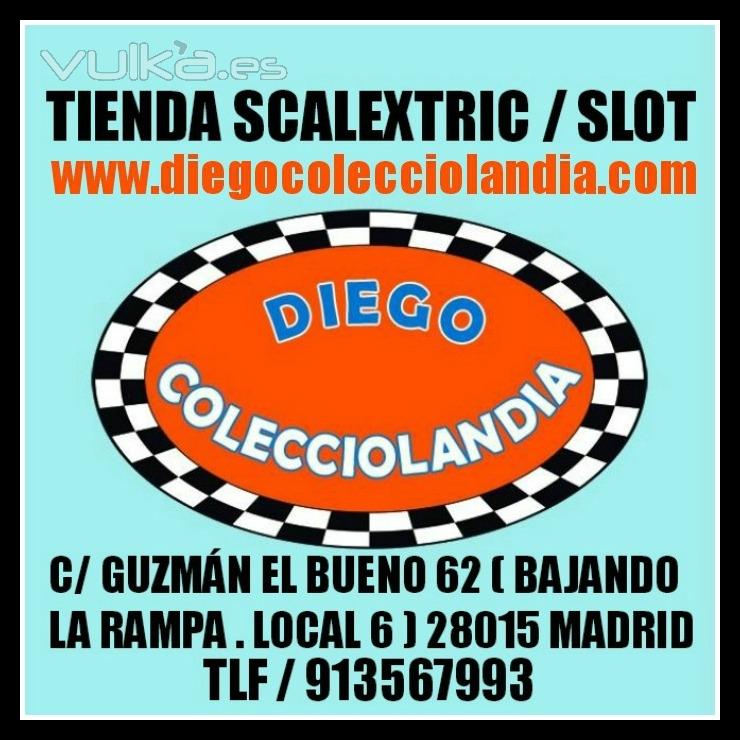 Juguetera Scalextric Madrid,Tienda Scalextric Madrid, www.diegocolecciolandia.com , Ofertas Slot 