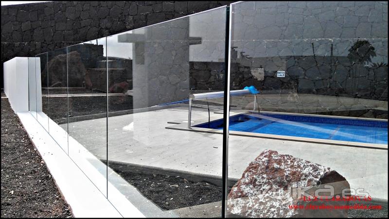 Barandilla de cristal en Lanzarote