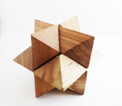 Puzzle de madera estrella