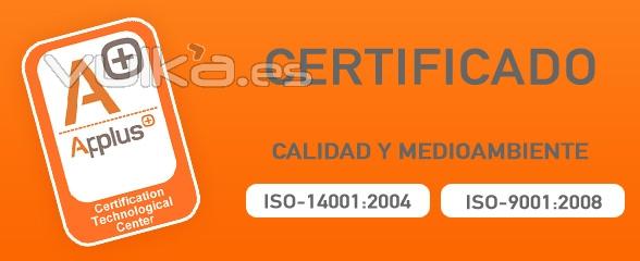 Certificaciones Iso 14001 y 9001 Astron pinturas y lacados