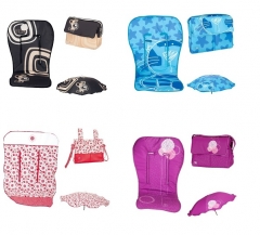 Packs para sillas o carritos de paseo con funda, sombrilla y talega