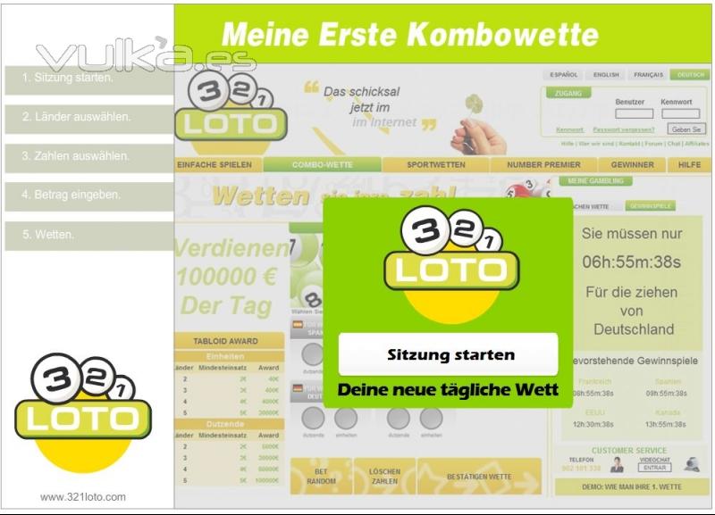 Lernen sie wie zu einfach wetten zur Lotto Gewinnummern in fünf Ländern 