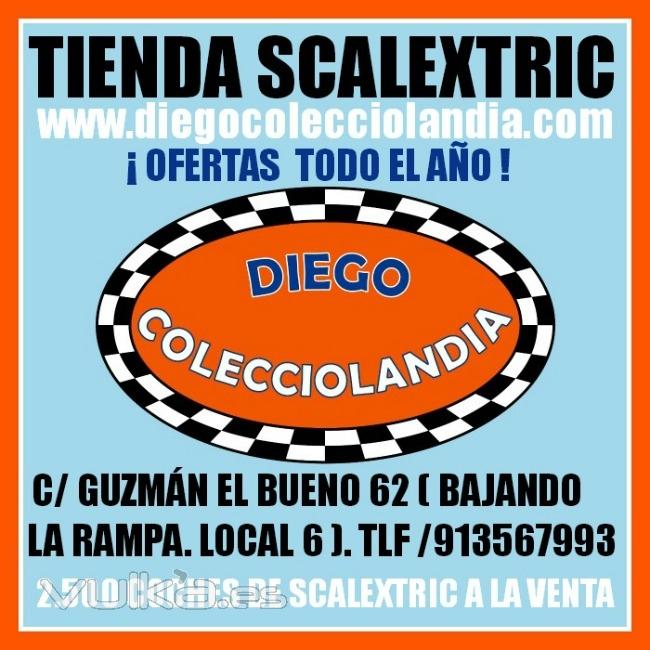 Coches para Scalextric en Madrid. Diego Colecciolandia.Tienda Slot Scalextric Madrid Espaa.