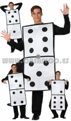 Disfraz de fichas de domino para grandes grupos en carnaval