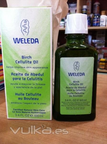 aceite anti celulitis de Weleda