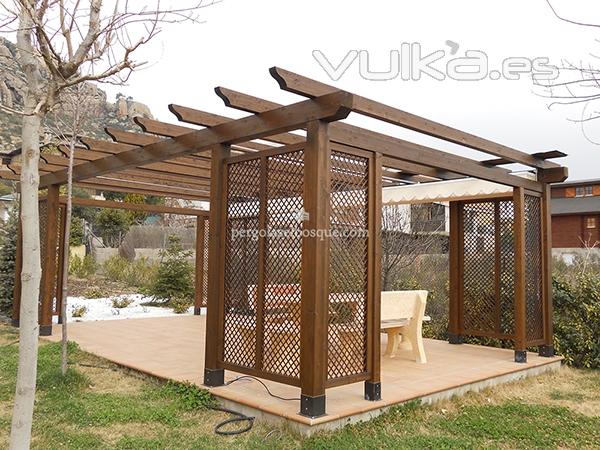 PERGOLA EXTERIOR PARA JARDIN