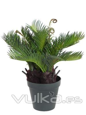 Palmera cyca artificial pequea en maceta Oasis Decor