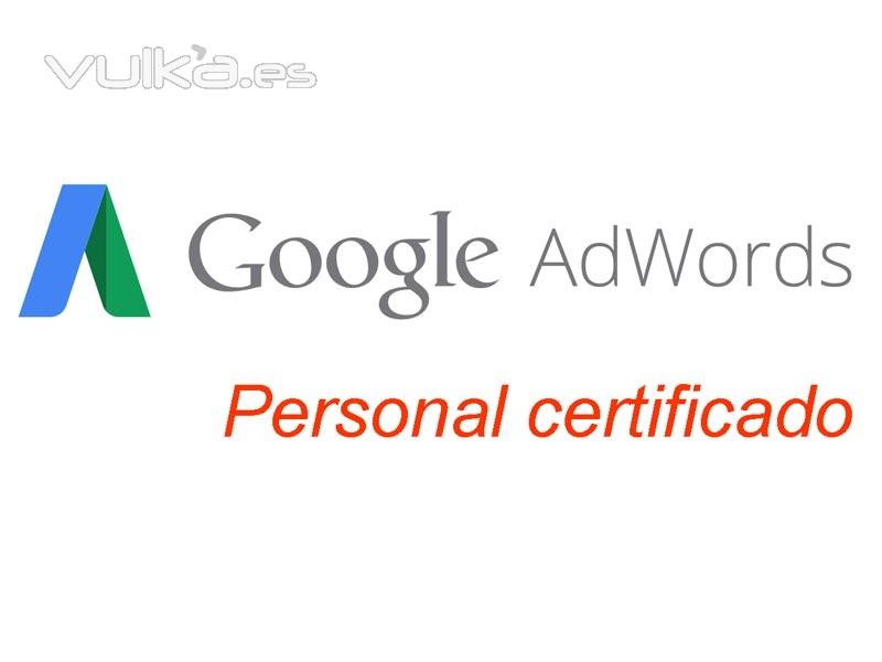 Personal con Certificacin Oficial google Adwords