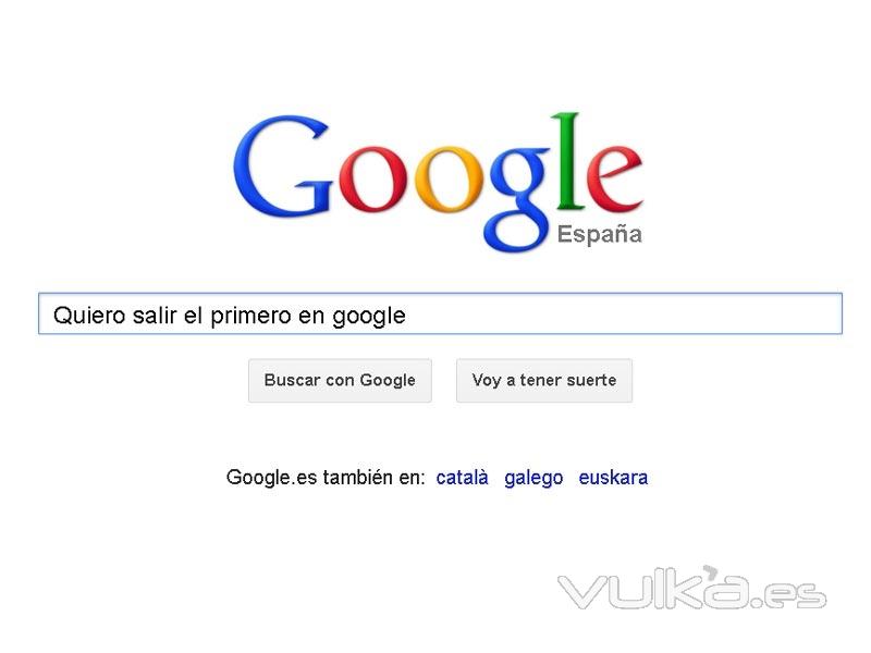 Te ayudamos a salir el primero en Google