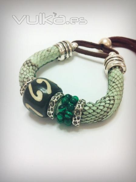 Pulsera piel piton