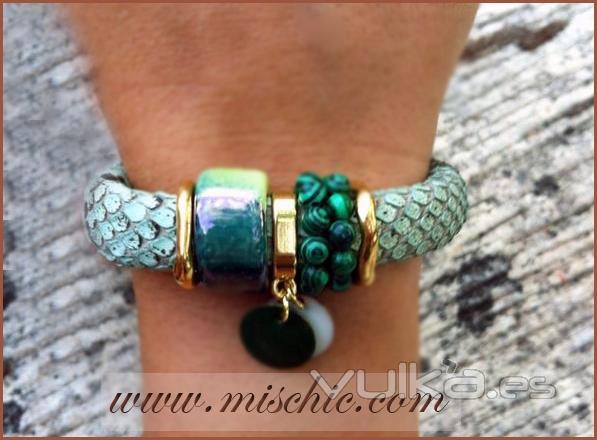 Pulsera piel piton