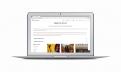 Pgina web de una asociacin cultural para nias en edad escolar.